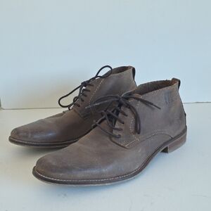 TYPE Z | Limited Edition Brown Leather Oxford Shoes Boots Hand Crafted Sz 10